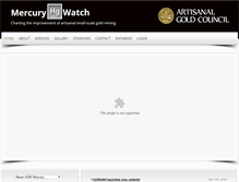 Tablet Screenshot of mercurywatch.org